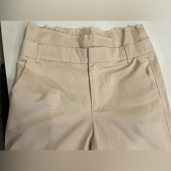 Zara Beige/tan wide leg cargo pants. High waist - Picture 4 of 6